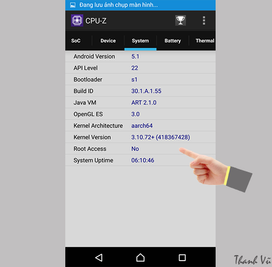 Huong dan test CPU-Z tren Sony Xperia M5 Single Sim 4
